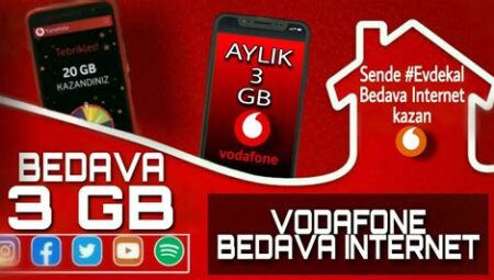 Vodafone Faturasız Bedava İnternet Kampanyaları Avantajları